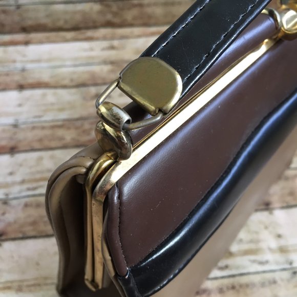 Vintage 50’s Top Handle Snap Closure Purse Handbag - Picture 8 of 9